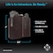 1791 Everyday Carry Leather Pocket Tool Organizer for Multitool, Flashlight, Pen and Accessory for Pocket Carry WEB-PK-CMF-BUR-A - alternate 2